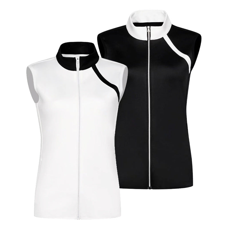 Gilet de Golf Femme Zippé Confortable - Vue 1