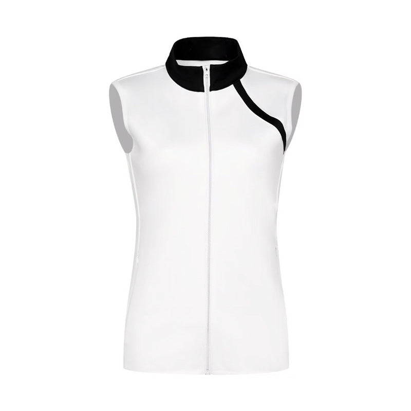 Gilet de Golf Femme Zippé Confortable - Vue 2