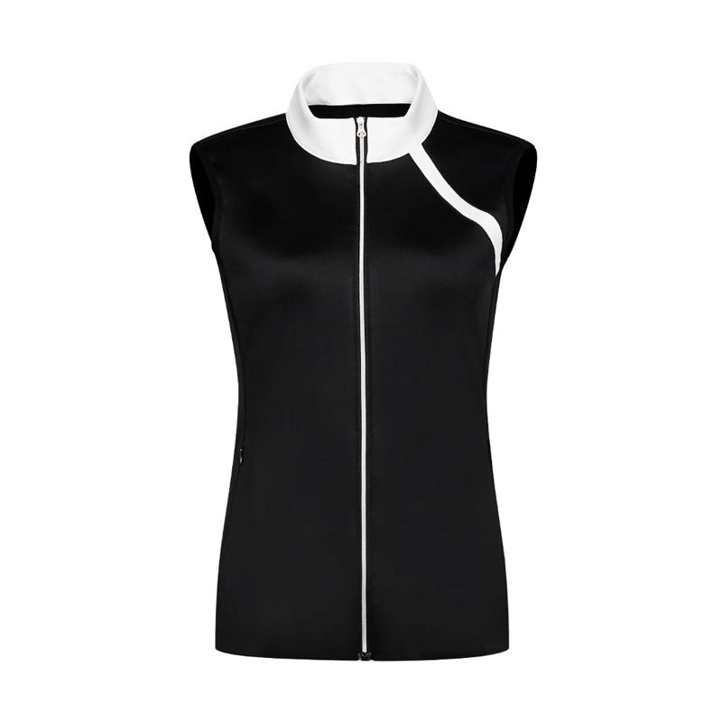 Gilet de Golf Femme Zippé Confortable - Vue 3