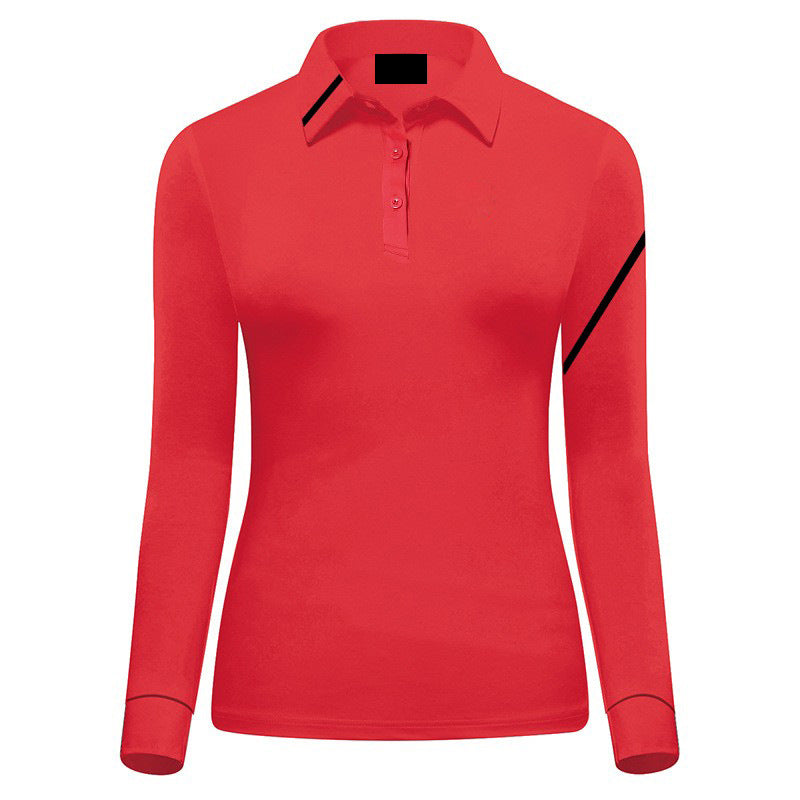T-shirt de Golf Femme Manches Longues - Vue 1